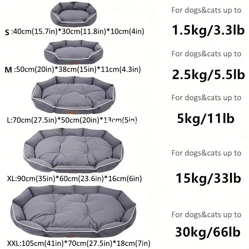 Oval Dog & Cat Bed