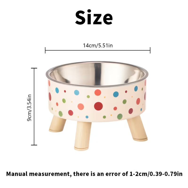 Colorful Polka Dot Pet Bowls