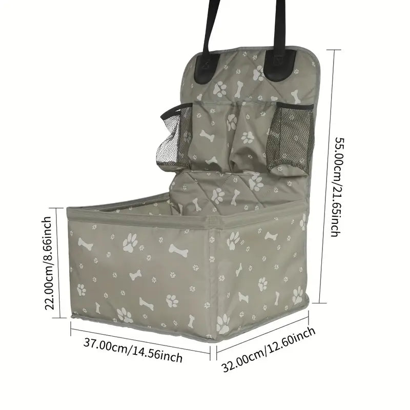 Car Front Seat Dog Basket