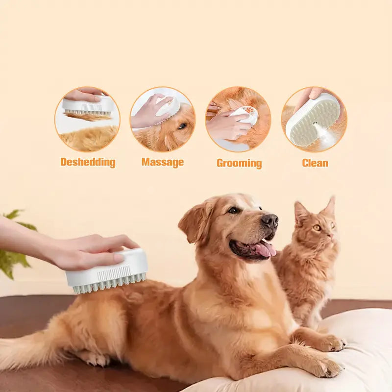 Pet Hair steam brush and steamer