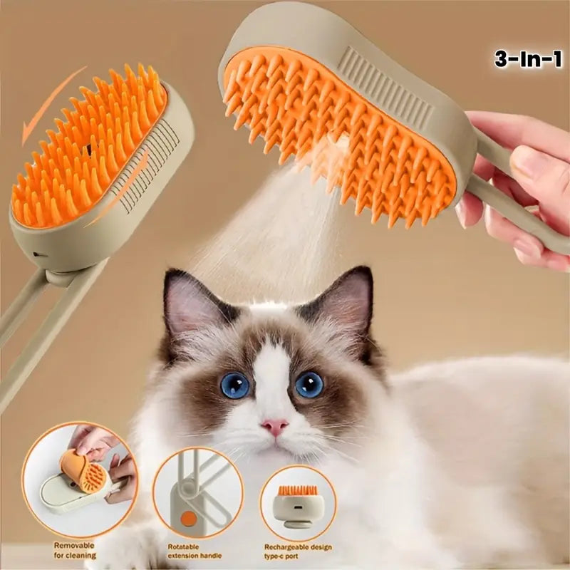 Pet Hair steam brush and steamer