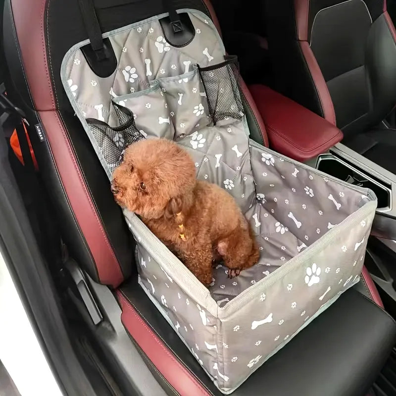 Car Front Seat Dog Basket