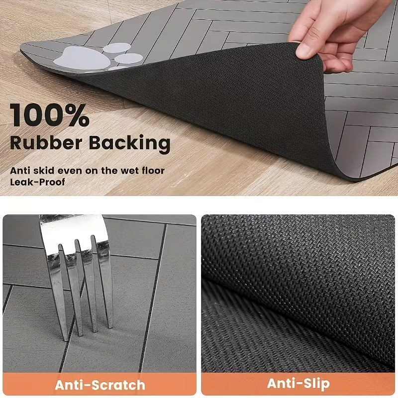 Quick Dry Pet Feeding Mat