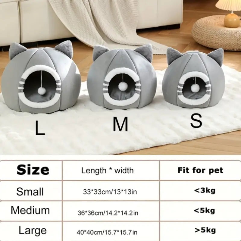 Cat Bed with Soft Mat