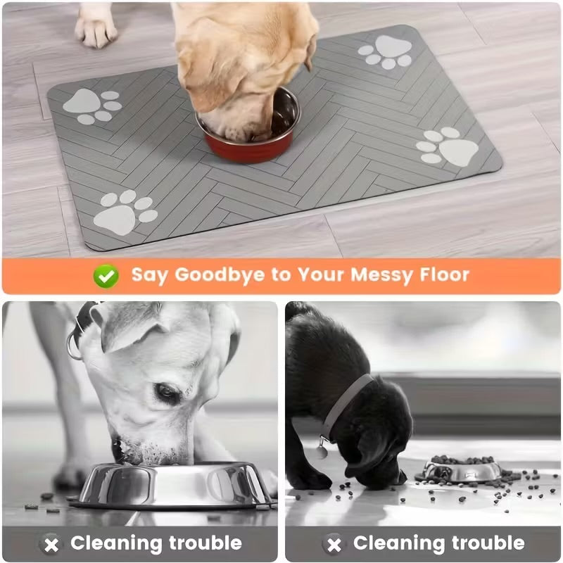 Quick Dry Pet Feeding Mat