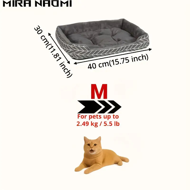 Comfortable Plush Dog Bed