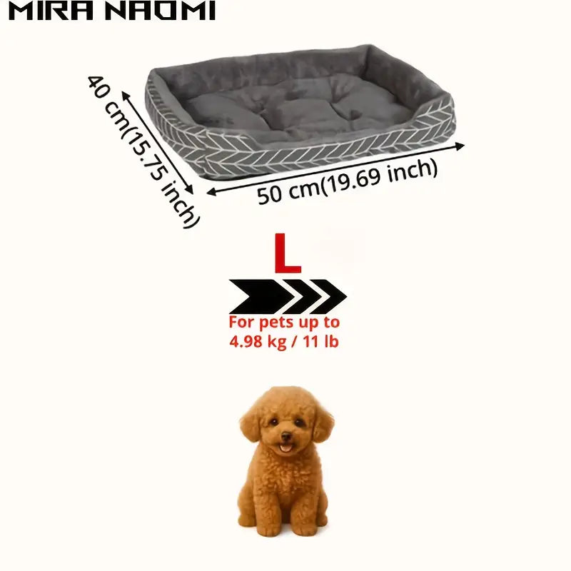 Comfortable Plush Dog Bed