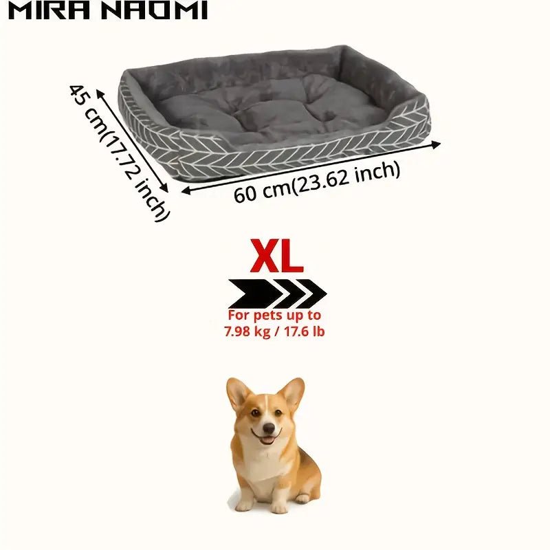 Comfortable Plush Dog Bed