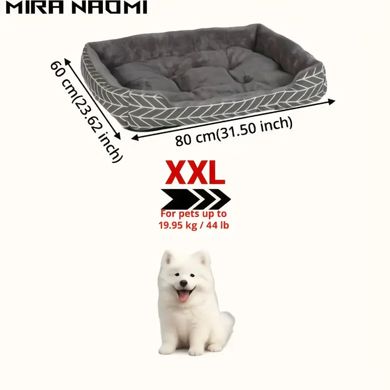 Comfortable Plush Dog Bed